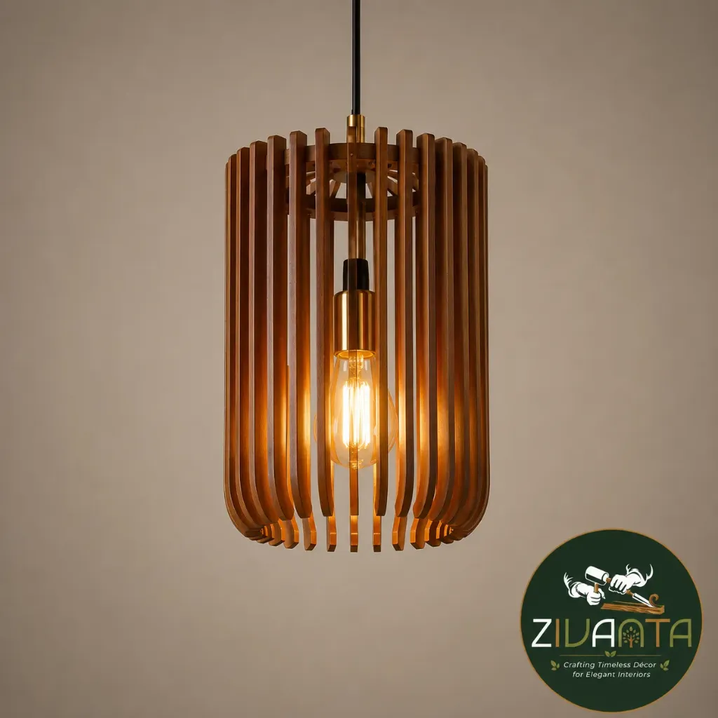 [ZIVWOO20] Wooden RIB Harmony Pendant Lamp