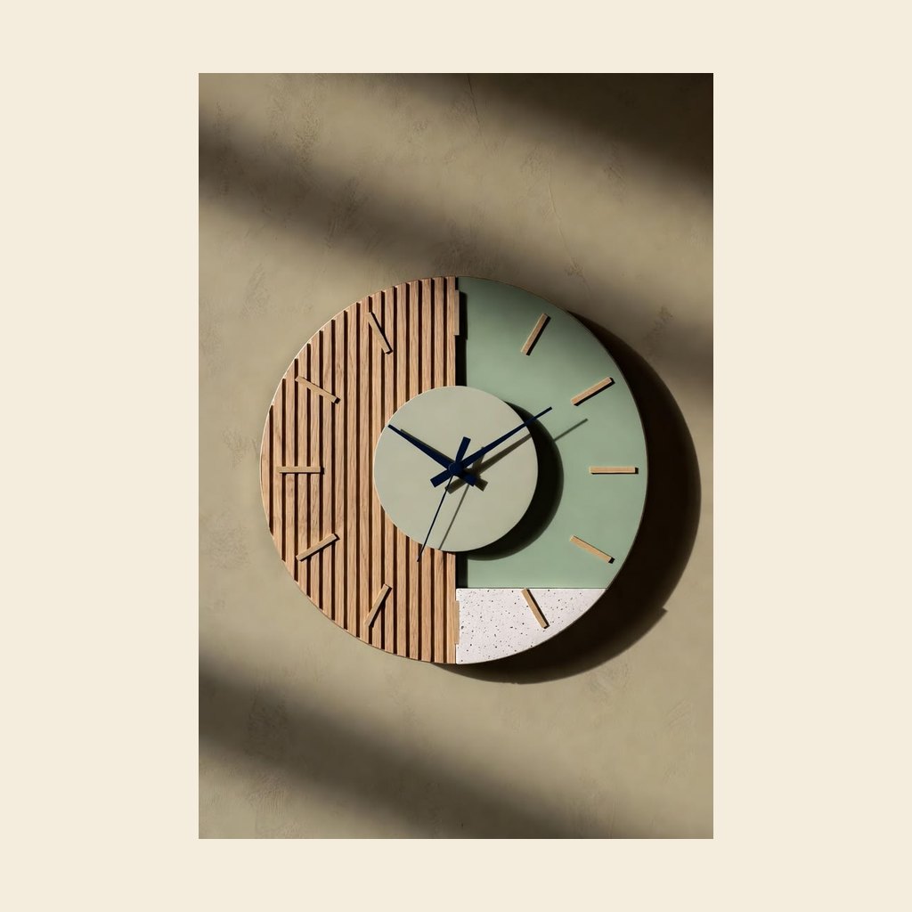 Sage Harmony Clock