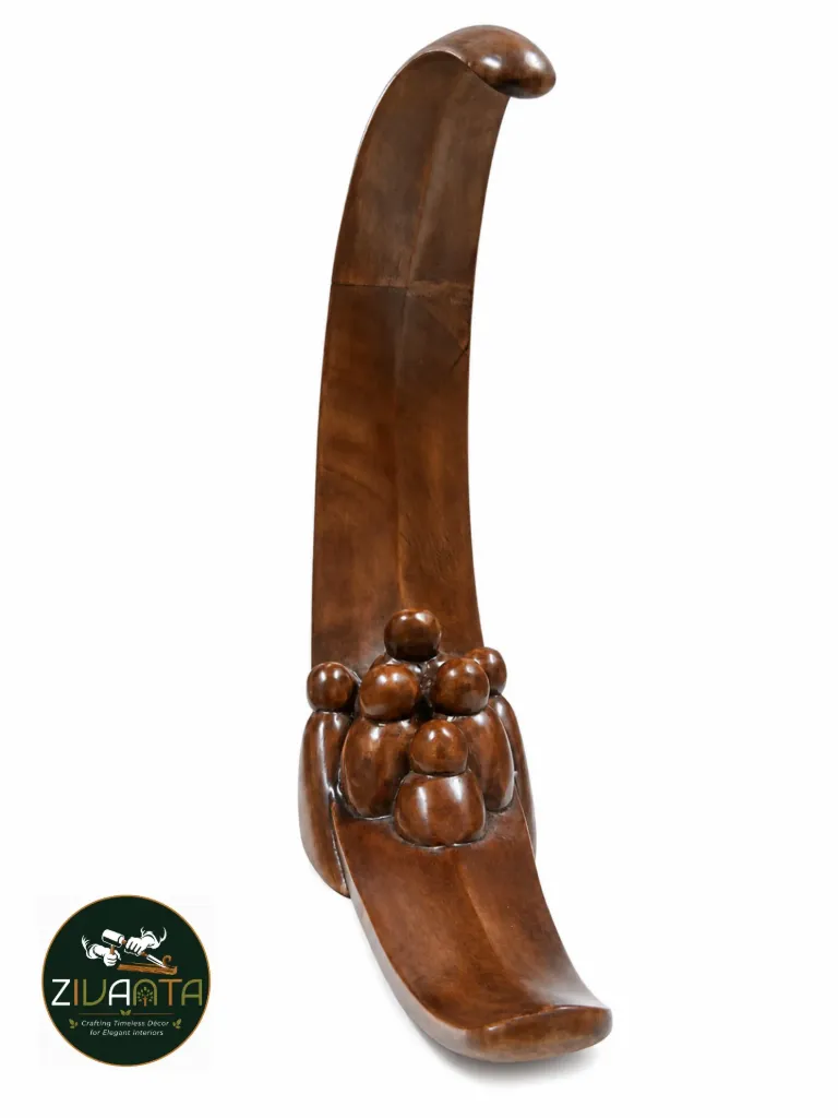Wooden Moon Harmony Sculpture Lamp