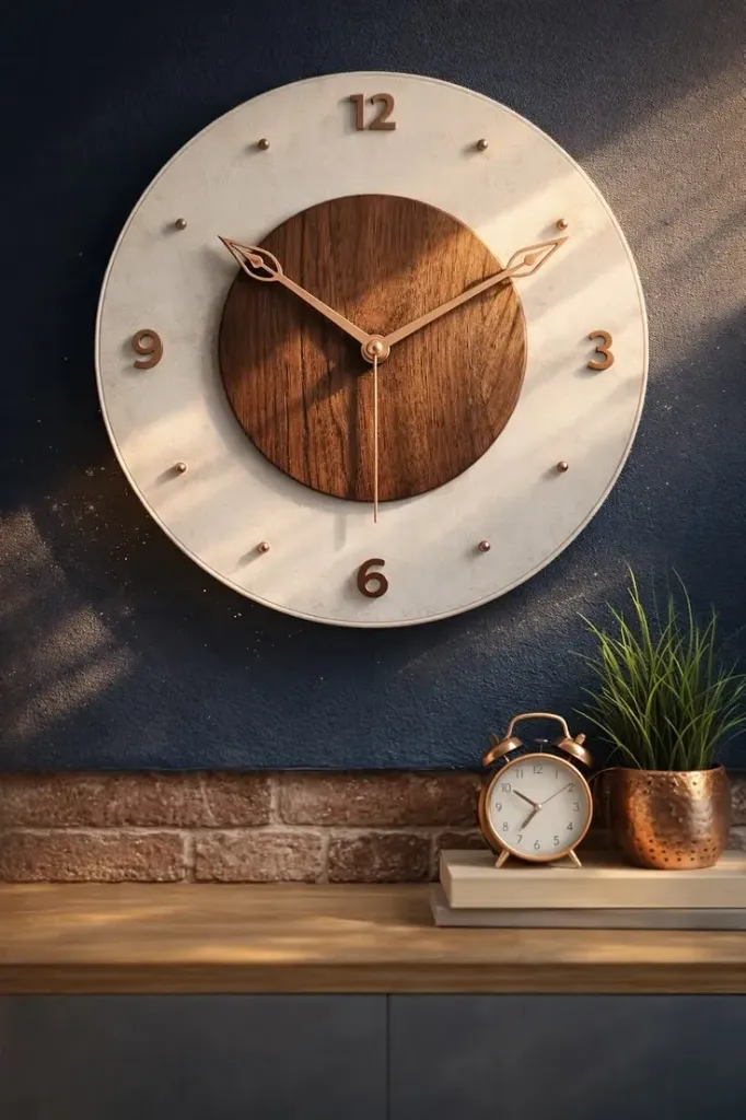 Heritage Walnut Clock
