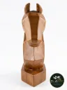 Teak Wood Horse Sculpture