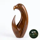 TEAK WOOD EAGLE SCULPTURE