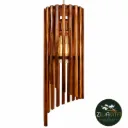 Handcrafted Solid Wood Pendant Hanging Light