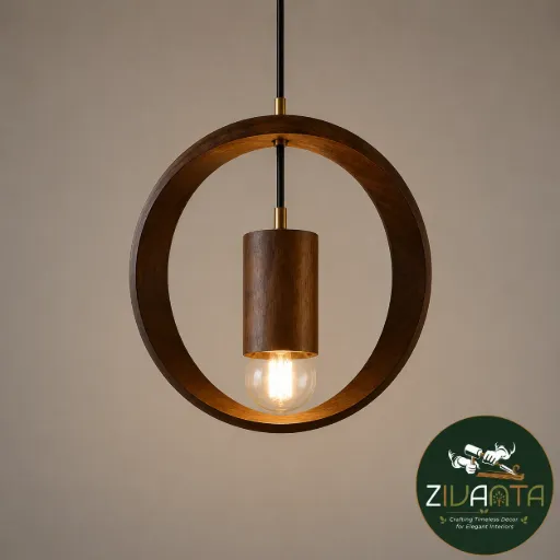 Double Ring Cylinder Pendant Light